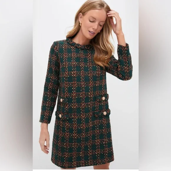 Tuckernuck | Dresses | Christmas Plaid Long Sleeve Dress | Poshmark